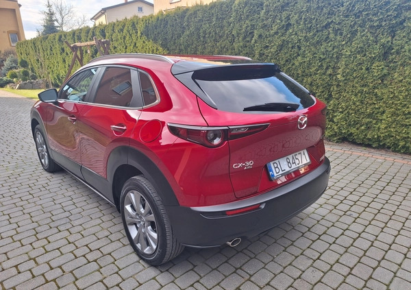 Mazda CX-30 cena 119000 przebieg: 8600, rok produkcji 2023 z Łomża małe 121